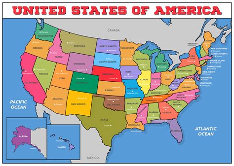 images of all 50 states and capitals.
